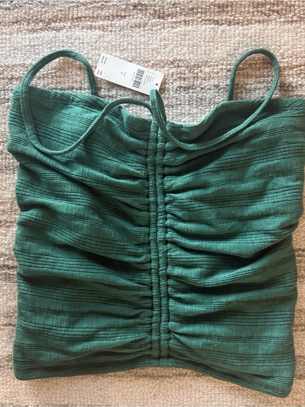 Anthropologie Pilrco Ruched Halter Top NWT